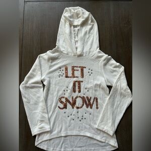 Sequin girls sweater